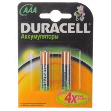 Батарейки Duracell NiMH 1000mAh BL2 AAA