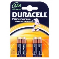 Батарейки Duracell MN2400 BASIC BL4 AAA