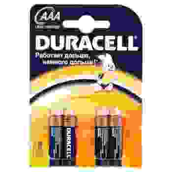 Батарейки Duracell MN2400 BASIC BL4 AAA