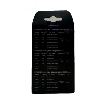 Аккумулятор Moon XP-BS-S2 для фонарей ADJ-1300 USB