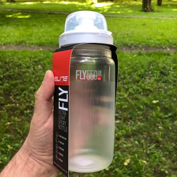 Фляжка для воды с защитным колпачком Elite Fly Tex MTB Ultralight Sport Bottle (2024)