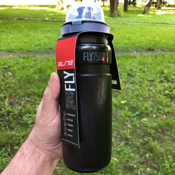 Фляжка для воды с защитным колпачком Elite Fly Tex MTB Ultralight Sport Bottle (2024)