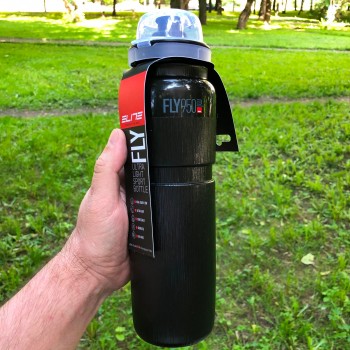 Фляжка для воды с защитным колпачком Elite Fly Tex MTB Ultralight Sport Bottle (2024)