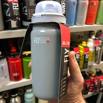 Фляжка для воды с защитным колпачком Elite Fly Tex MTB Ultralight Sport Bottle (2024)