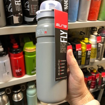 Фляжка для воды с защитным колпачком Elite Fly Tex MTB Ultralight Sport Bottle (2024)