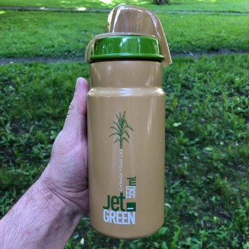 Фляжка для воды с защитным колпачком Elite Jet Green Plus Bottle (EL020110)