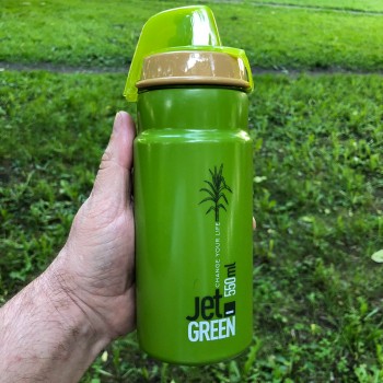 Фляжка для воды с защитным колпачком Elite Jet Green Plus Bottle (EL020110)