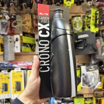 Аэрофляга для воды с флягодержателем Elite Kit Crono CX Carbon 2023 (EL0206511)