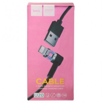Кабель Hoco U20 L Shape USB magnetic Lighting