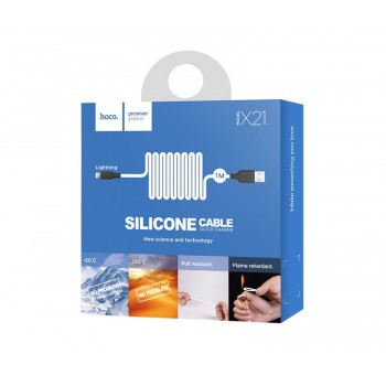 Кабель Hoco X21 Silicone USB