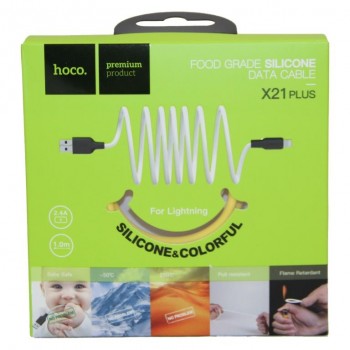 Кабель Hoco X21 Plus Silicone USB