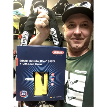 Цепь мото с замком Abus Granit Detecto X-Plus 8077/12KS120