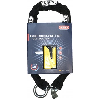 Цепь мото с замком Abus Granit Detecto X-Plus 8077/12KS120
