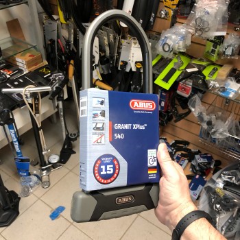 Замок велосипедный U-образный Abus Granit X-Plus 540 54/160HB