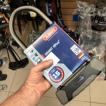 Замок велосипедный U-образный Abus Granit X-Plus 540 54/160HB