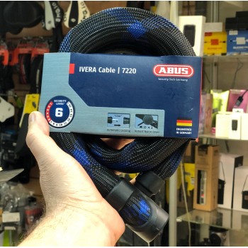 Трос велосипедный с замком Abus Ivera Cable 7220/85