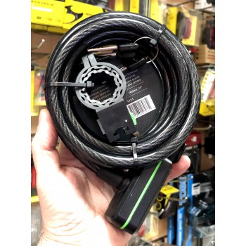 Трос велосипедный с замком Citadel Manhattan CC 180/12/K/B