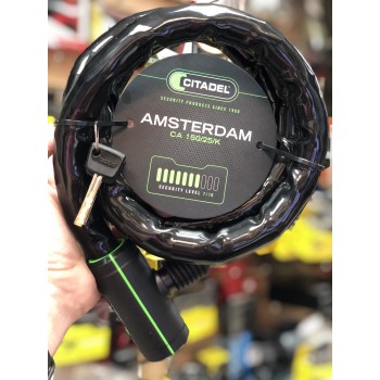 Трос с замком Citadel Amsterdam CA Steel-o-Flex 150/25/K