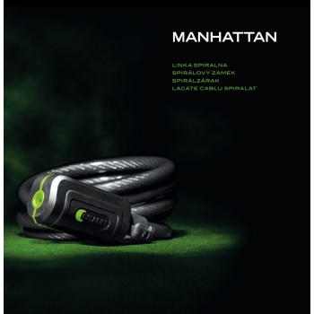 Трос велосипедный с замком Citadel Manhattan CC 180/12/K/B