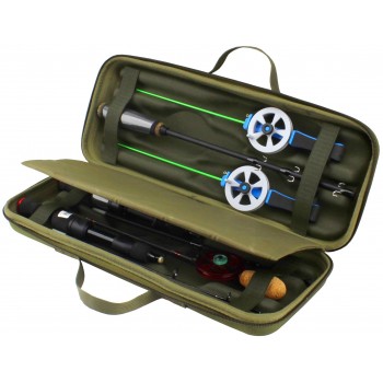 Чехол для зимних удочек жесткий Aquatic до 6 шт (Ч-43)