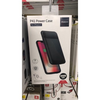 Чехол-аккумулятор Rock P41 для iPhone X Power Case 6000mAh (XDL-602M)