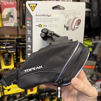 Сумка подседельная с подсветкой Topeak Aero Wedge iGlow (TIG-AW01)