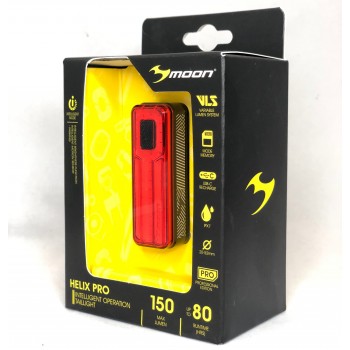 Фонарь велосипедный задний Moon Helix Pro 150