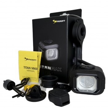 Фонарь велосипедный передний Moon Titan Max 1700 (2025)