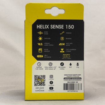 Фонарь велосипедный задний Moon Helix Sense 150 Люмен