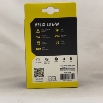 Фонарь велосипедный передний Moon Helix Lite-W 150 Люмен