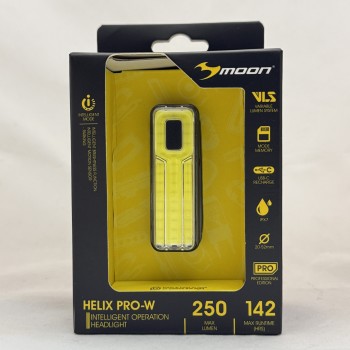 Фонарь велосипедный передний Moon Helix Pro-W 250 Люмен