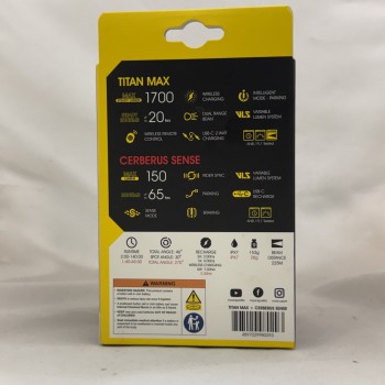 Комплект фонарей Moon Titan Max 1700 Люмен и Cerberus Sense 150 Люмен