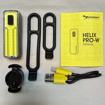 Фонарь велосипедный передний Moon Helix Pro-W 250 Люмен