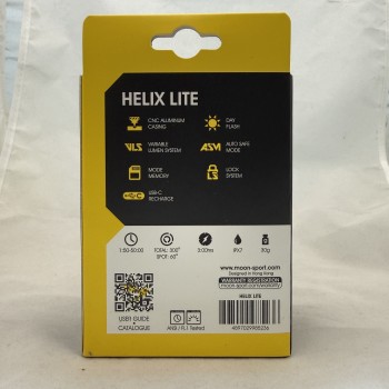 Фонарь велосипедный задний Moon Helix Lite 100 Люмен