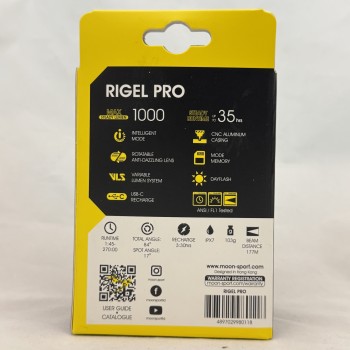 Фонарь велосипедный передний Moon Rigel Pro 1000 Люмен