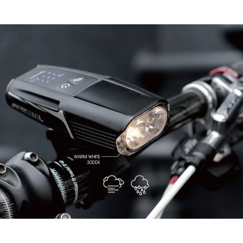 Фонарь велосипедный передний Moon Meteor Storm Dual