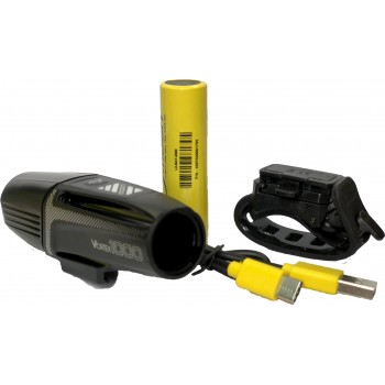 Фонарь велосипедный передний Moon Meteor Vortex 1000 (2021)