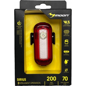 Фонарь велосипедный задний Moon Sirius