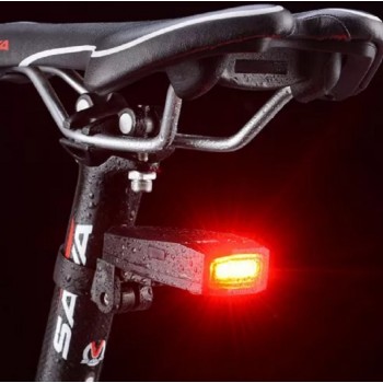 Фонарь задний Rockbros c пультом ДУ интеллектуальная сигнализация и радиозвонок (TL1706A6)