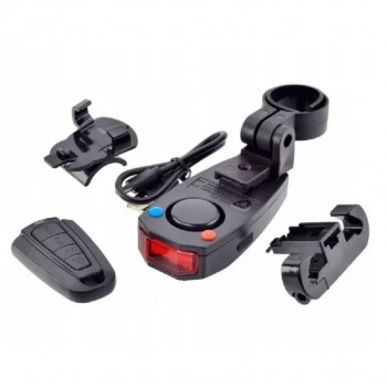 Фонарь задний Rockbros c пультом ДУ интеллектуальная сигнализация и радиозвонок (TL1706A6)