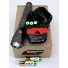 Набор фонарей Solaris Kit F-10 / L20 Dark Purple (4104)