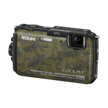 Компактная фотокамера NIKON COOLPIX AW110 Camouflage