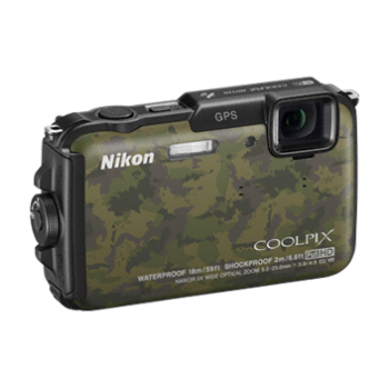 Компактная фотокамера NIKON COOLPIX AW110 Camouflage