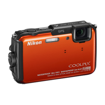 Компактная фотокамера NIKON COOLPIX AW110 Orange