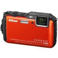 Компактная фотокамера NIKON COOLPIX AW120 Orange