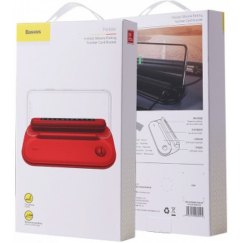Парковочная карта с держателем для телефона Baseus Horizon Silicone Parking Number Card Bracket (ACNUM-PM)