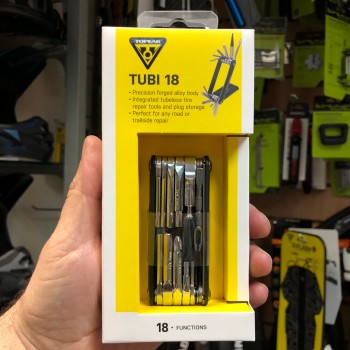 Набор шестигранников с функцией ремонта бескамерных шин и трубок Topeak Tubi 18 Mini Tool (TUB-18)