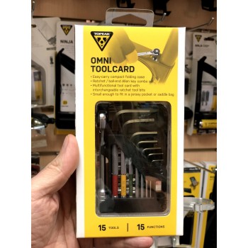 Набор шестигранников Topeak Omni Toolcard 15 Function (TT2589)