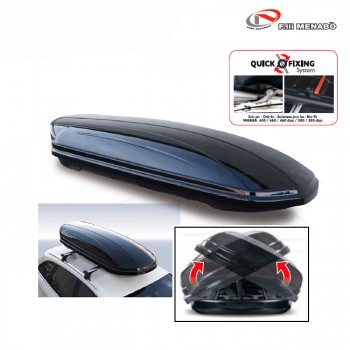 Автомобильный бокс Menabo Mania 580 Duo (Shiny)