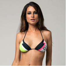 Купальник верх Fox Racing Girls Faster Than Lightning Triangle Top day glo (03974)